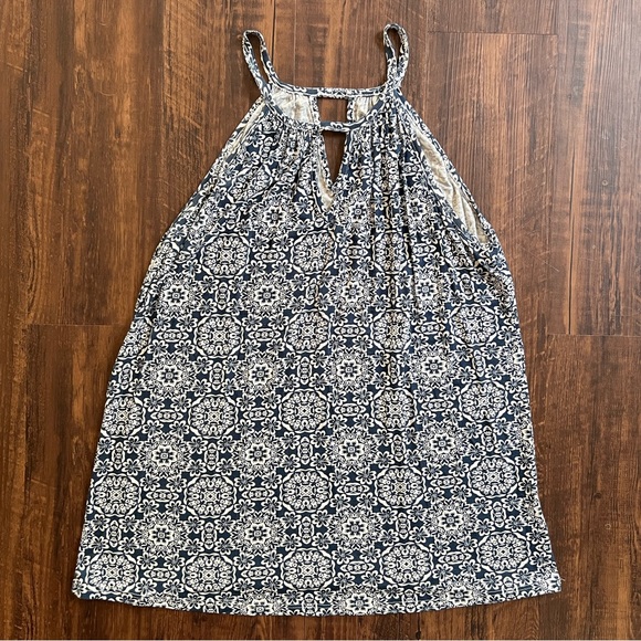 Papermoon Blue Pattern Tank Top - Picture 1 of 1